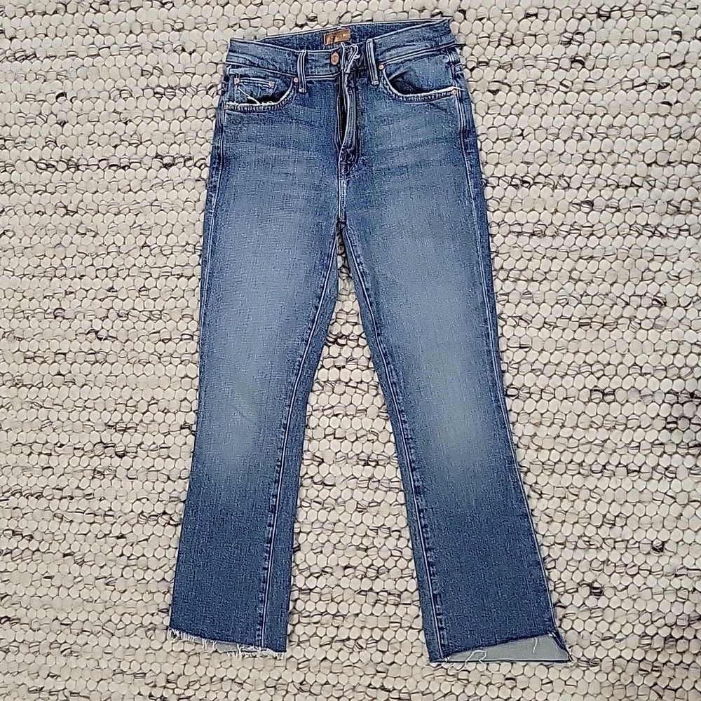 MOTHER INSIDER CROP STEP FRAY